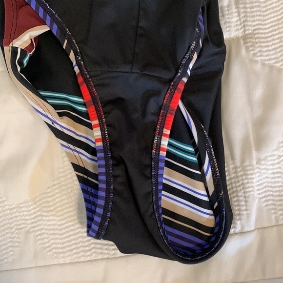 Coastal Blue Striped One-Piece Swimsuit, S - Picture 7 of 9